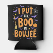Ich setzte den Boo in Boujee Funny Halloween Ghost Dosenkühler (Rückseite)