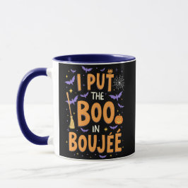 Ich setzte den Boo in Boujee Funny Halloween Ghost Tasse