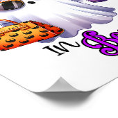 Ich setzte den Boo in Boujee Niedlichen Ghost Hall Poster (Ecke)