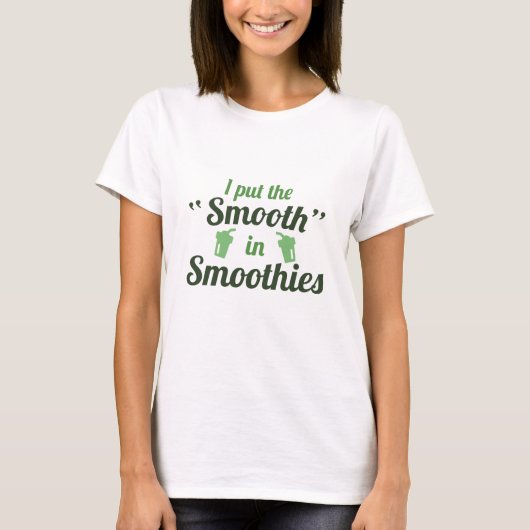 Ich setzte den Glanz in Glätten. T-Shirt (Vorderseite)
