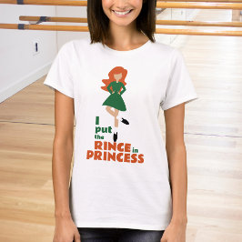 Ich setzte den Rince in die Prinzessin - Red Hair  T-Shirt
