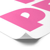 Ich setzte den Rince in Prinzessin Blond Hair Iris Poster (Ecke)