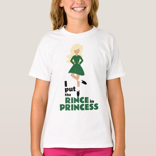 Ich setzte den Rince in Prinzessin Blond Hair Iris T-Shirt (Vorderseite)