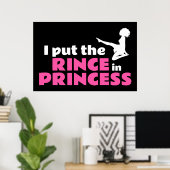 Ich setzte den Rinse in die Prinzessin Irische Tan Poster (Heimbüro)