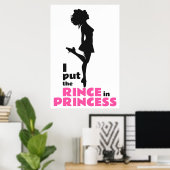 Ich setzte den Rinse in die Prinzessin Irische Tan Poster (Heimbüro)