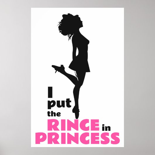 Ich setzte den Rinse in die Prinzessin Irische Tan Poster (Vorne)