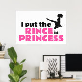 Ich setzte den Rinse in die Prinzessin Irische Tan Poster (Heimbüro)