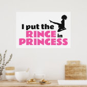 Ich setzte den Rinse in die Prinzessin Irische Tan Poster (Küche)