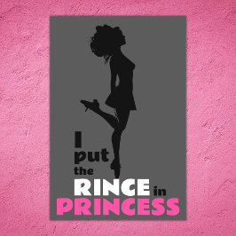 Ich setzte den Rinse in die Prinzessin Irische Tan Poster