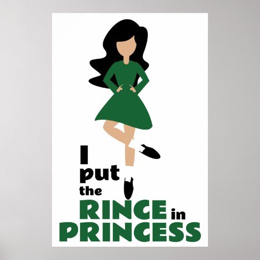 Ich setzte den Rinse in Prinzessin Black Hair Iris Poster (Vorne)