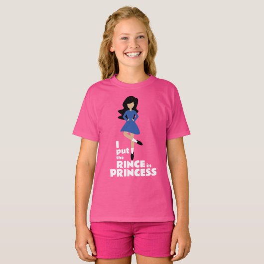 Ich setzte den Rinse in Prinzessin Black Hair Iris T-Shirt (Vorne ganz)