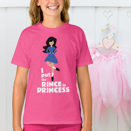 Ich setzte den Rinse in Prinzessin Black Hair Iris T-Shirt