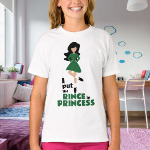 Ich setzte den Rinse in Prinzessin Black Hair Iris T-Shirt