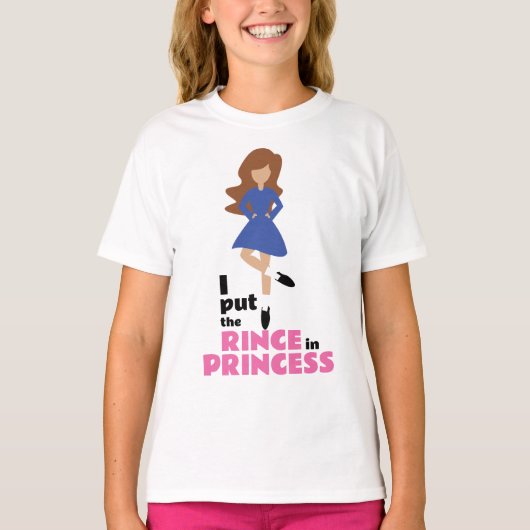 Ich setzte den Rinse in Prinzessin Brown Hair Iris T-Shirt (Vorderseite)