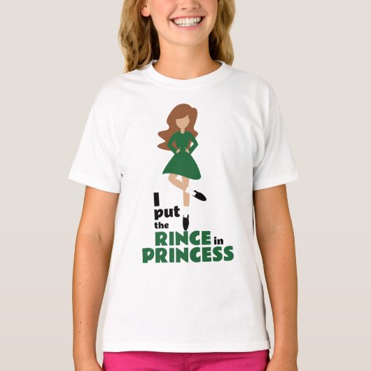 Ich setzte den Rinse in Prinzessin Brown Hair Iris T-Shirt (Vorderseite)