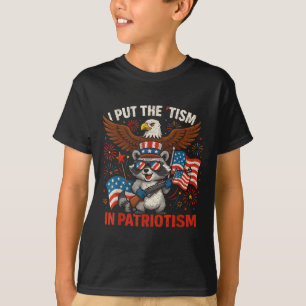 Ich setzte den Tismus in den Patriotismus Athletic T-Shirt