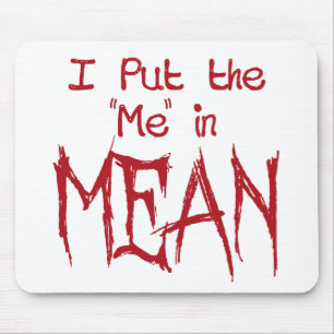 Ich setzte mich in gemeines ein mousepad