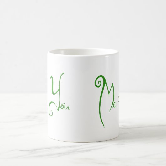 Ich > Sie Kaffeetasse (Mittel)