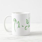 Ich > Sie Kaffeetasse (Links)