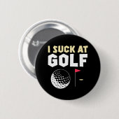 Ich Sind zum Kotzen am Golf Funny Golf Button (Vorne & Hinten)