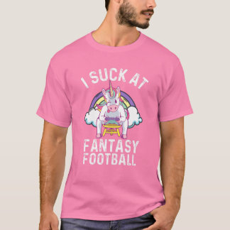 Ich Sind zum Kotzen bei Fantasy Football Rainbow U T-Shirt