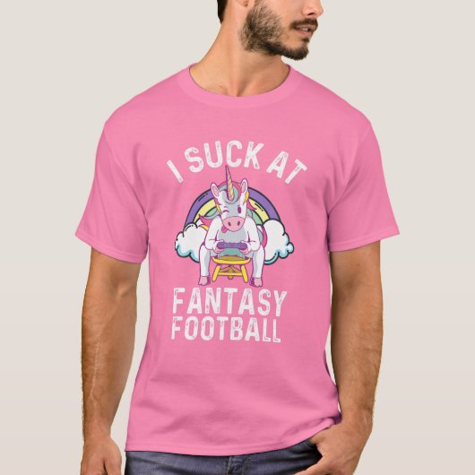 Ich Sind zum Kotzen bei Fantasy Football Rainbow U T-Shirt (Vorderseite)