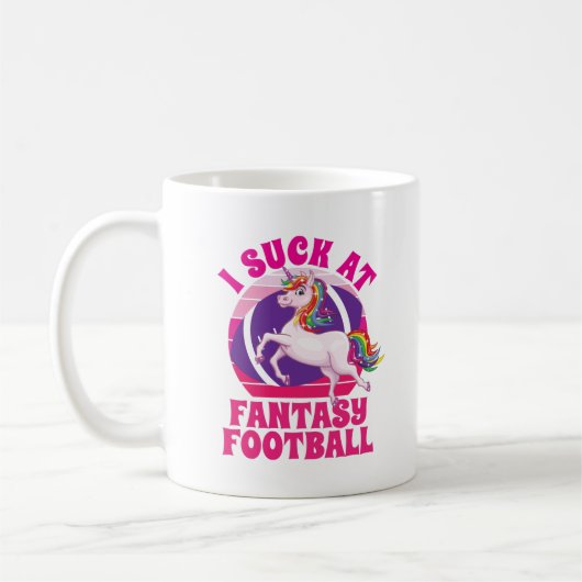 Ich Sind zum Kotzen bei Fantasy Football Unicorn L Kaffeetasse (Links)