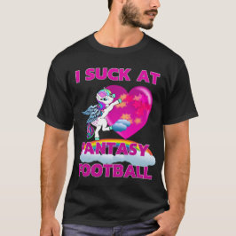 Ich Sind zum Kotzen bei Fantasy Football Unicorn T-Shirt