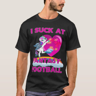 Ich Sind zum Kotzen bei Fantasy Football Unicorn T-Shirt