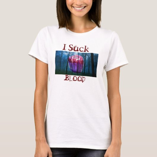 Ich sind zum Kotzen Blut T-Shirt (Vorderseite)