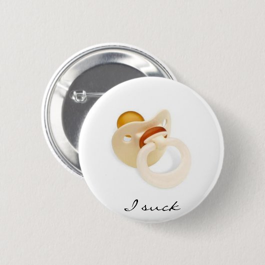 Ich sind zum Kotzen Button (Vorne & Hinten)