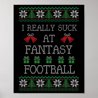 Ich Sind zum Kotzen wirklich auf Fantasy Footll Fu Poster