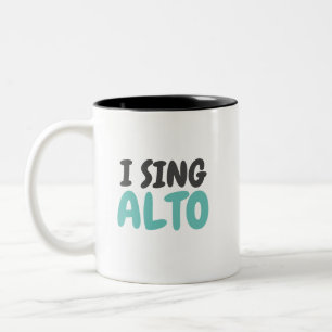 Ich singe Alt-Musical-Tasse Zweifarbige Tasse