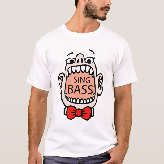 Ich singe Bass-T - Shirt (Vorderseite)