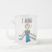 Ich singe Mug Mattglastasse (Links)