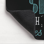Ich singe nicht immer Oh warte doch ich singe Lust Mousepad (Ecke)