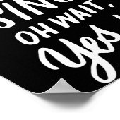 Ich singe nicht immer Oh warte, doch ich singe, Mu Poster (Ecke)