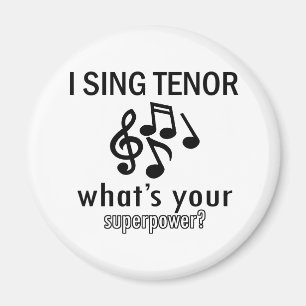 Ich singe Tenor Magnet