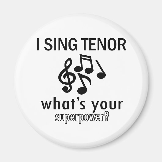 Ich singe Tenor Magnet (Vorne)