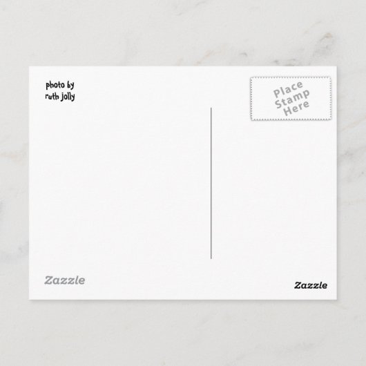 Ich singe, weil ich glücklich bin postkarte (Rückseite)