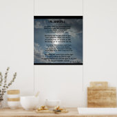 ICH SINKE Poster (Küche)