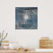 ICH SINKE Poster (Küche)