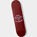 Ich Skate wie ein Mädchen versuche Skateboard Beha<br><div class="desc">Jedes Skateboarder Girl wird diese Liebe - sehen Sie in meinem Shop für viele weitere Skateboard Geschenkideen.</div>