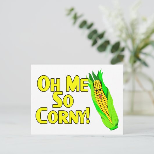 Ich so corny postkarte (Stehend Vorderseite)