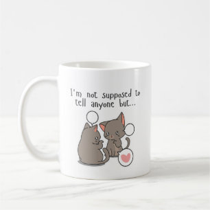 Ich soll es nicht erzählen... kaffeetasse
