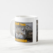 Ich soll habe MEINE RACHE! Kaffeetasse (Vorderseite Links)