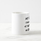 Ich sollte hinunter weg von dieses Einhorn Kaffeetasse (Mittel)