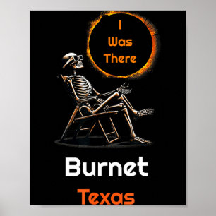 Ich Sonnenfinsternis Burnet Texas Da Poster