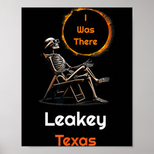 Ich Sonnenfinsternis Leakey Texas Da Poster