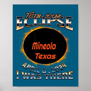 Ich Sonnenfinsternis Mineola Texas Da Poster